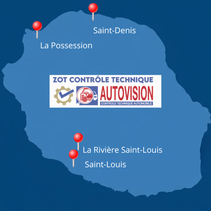 Centre de contrôle technique à proximité La Réunion